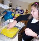 making Chanukah cookies
